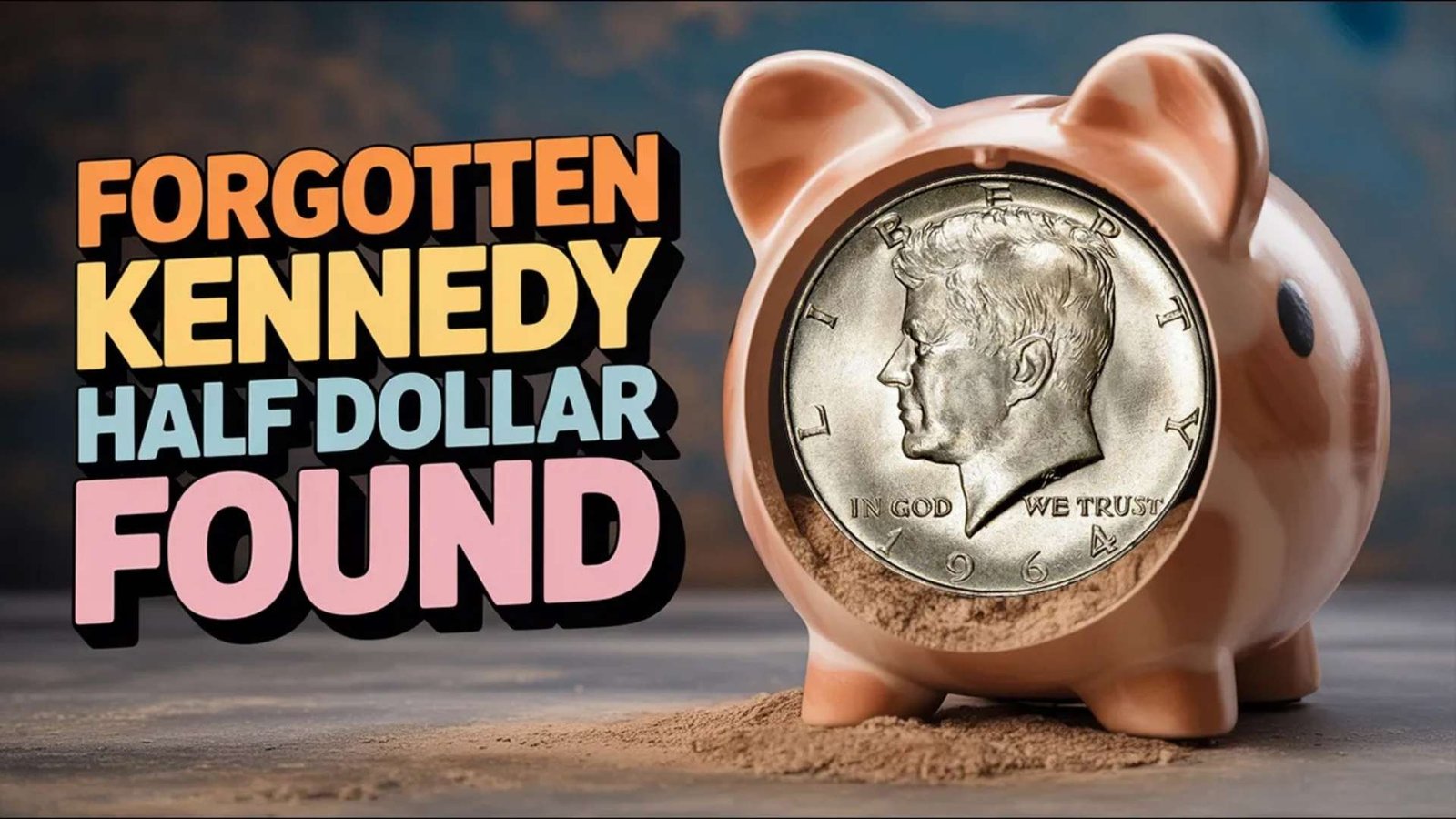 Forgotten Kennedy Half Dollar in a Piggy Bank Becomes a Viral Sensation