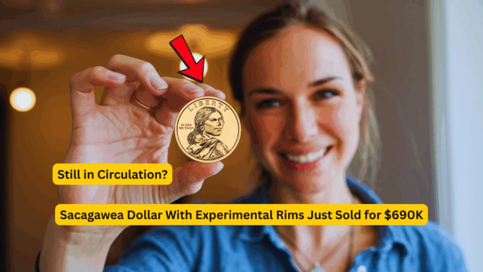 Sacagawea Dollar with Experimental Rims Sells for $690K