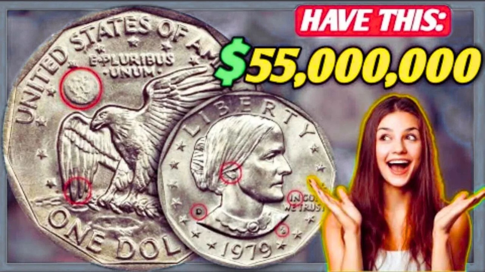 $880,000 Susan B. Anthony Dollar