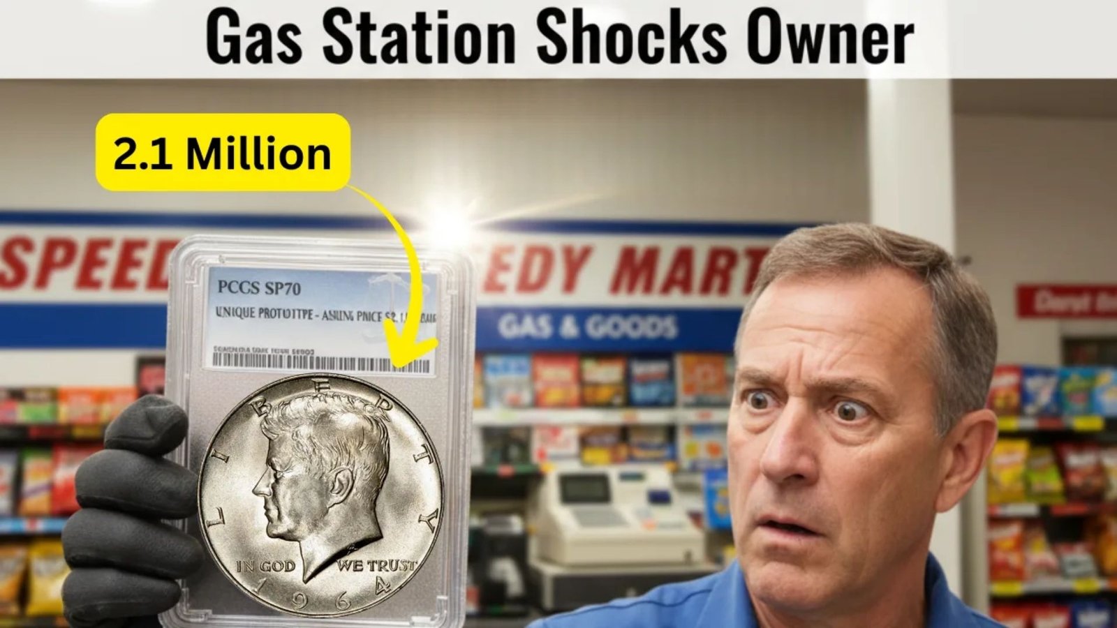 Shocking! $2.1M Rare Kennedy Half Dollar Found in Gas Station Change – Could Yours Be Next?