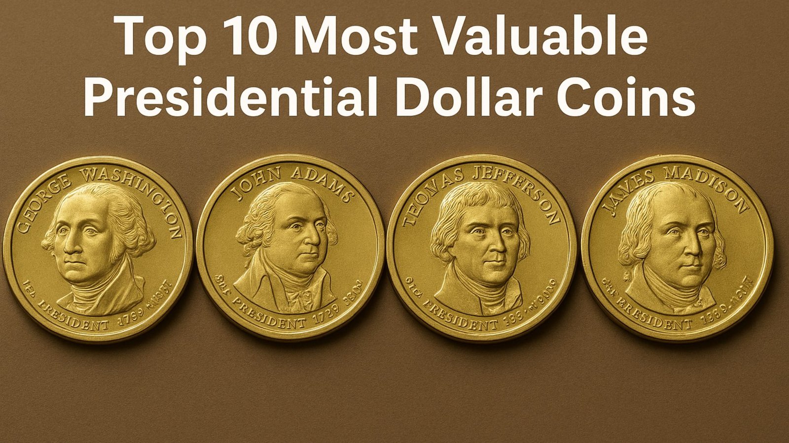Top 10 Most Valuable Presidential Dollar Coins: Hidden Treasures Worth Thousands!